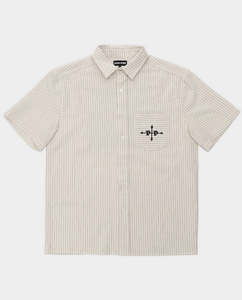 Passport - Gauntlets Workers Short-Sleeve Shirt - Off White