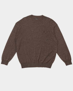 Passport - Heather Knit Sweater - Brown