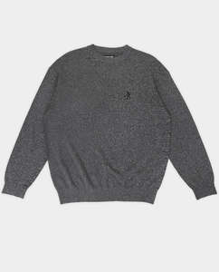 Passport - Heather Knit Sweater - Black