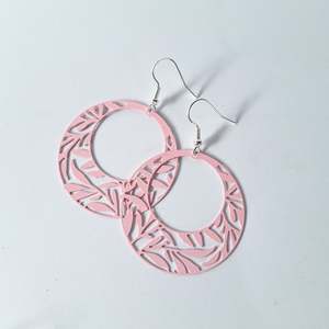 Laser Cut Earrings: Foliage Earrings