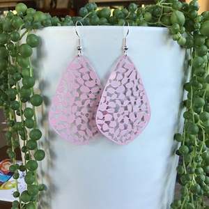 Laser Cut Earrings: Speckle Earrings