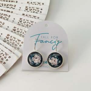 Glass Dome Earrings: Assorted 14mm Drops