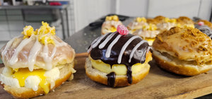 Products: Box of 4 Artisan Sourdough Doughnuts