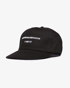 Innovation Cap - Wide Brim 5 Panel - Off Black