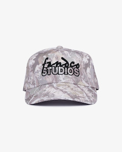 All Headwear: Studio Camo Cap - Ball-Trucker - Real Tree Camo Light