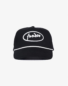 All Headwear: Studio Rope Cap - Ball-Trucker - Black