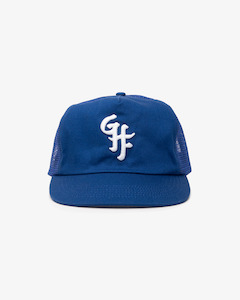 Truckers: Glass Half Full Cap - Trucker - Royal Blue