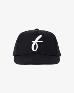 5 Panels: Art Letterman Cap - 5 Panel - Black/Distressed