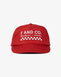 Logo Cap - 5 Panel - Red