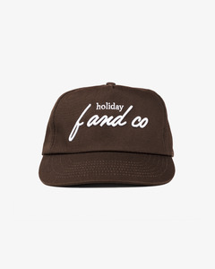 5 Panels: Holiday Cap - 5 Panel - Dark Taupe