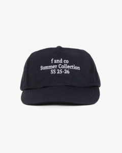 5 Panels: Summer Nylon Cap - 5 Panel - Black