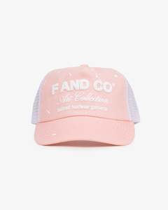 Artist Cap - Ball Trucker - Pink/White