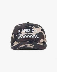 Logo Cap - 5 Panel Short Brim - Army Camo