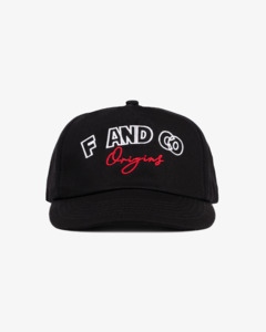 5 Panels: Origins Cap - Short Brim 5 Panel - Black