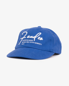 New Releases: Signature Goods Cap - Wide Brim 6 Panel - Washed Royal Blue