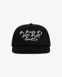 Outing Cap - Short Brim 5 Panel - Black