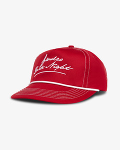 Date Cap - Wide Brim 5 Panel - Red