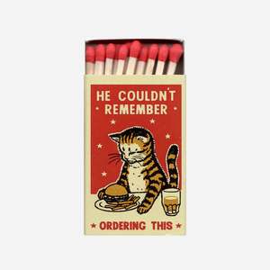 Drunk Cat Matchbox - Couldn't Remember