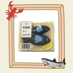 New Arrivals: Catnip Cat Toy - Felt Fish Packet & Lemon Slice