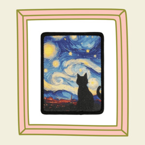 The Meowsterpiece Scratcher: Starry Night