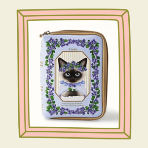 Cat Lady Book Pouch: Violet