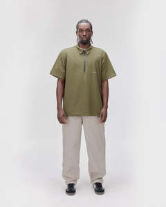 Hybrid Half Zip - Khaki