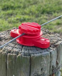 Insulator Red up to 6mm wire or polybraid