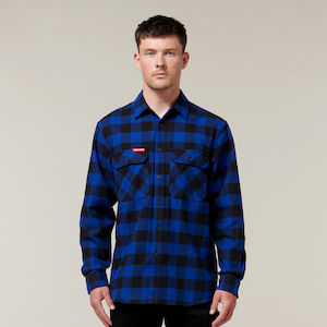 Apparel: Long Sleeve Check Flannel Shirt