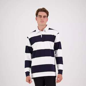 Long Sleeve Striped Rugby Jersey