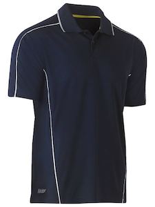 Mens Hi Vis Safety: Cool Polo w/Reflective Piping