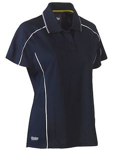 Womens Hi Vis Safety: Cool Polo w/ Reflective Piping Women's