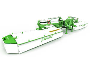 Hay Mower: SaMASZ KDD861SH- 8.6m Rear Butterfly Conditioner Disc Mower