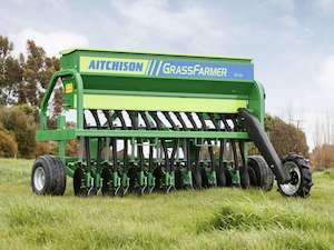 Cropping And Tillage: Aitchison Grassfarmer 3000 Series 18 Disc Concave Disc Drill