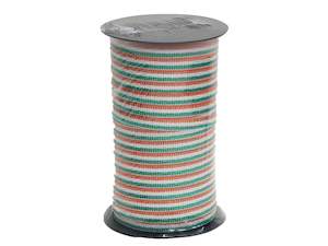 Tape 12mm 6 strand 200M roll Green/Orange NZ