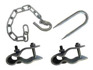 Gate Hardware: Hinge, Latch & Staple combo