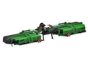 Hay Mowing: SaMASZ GigaCUT Rear Grouper Mowers