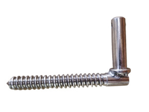 Gudgeon Screw Thru  - Stainless Steel