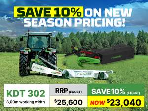 Samasz Save 10 On New Season Pricing: SaMASZ KDT 302 Belt Drive Mower