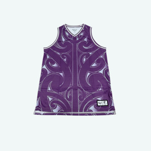 Products: Whenua Singlet Purple