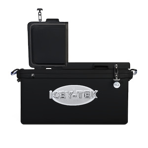 ICEY-TEK BLACK 70L SPLIT LID