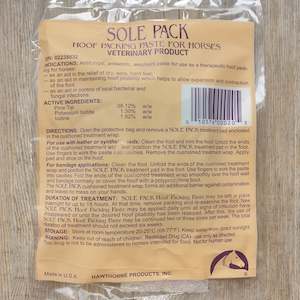 Hoof Care: Hawthorne-Sole Pack Paddies