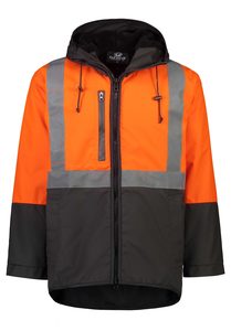 Far South Kapuka HiViz Oilskin With Hood