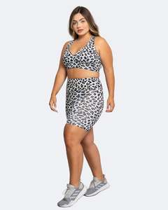 Festival Vibes Collection: Snow Leopard Bike Shorts