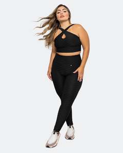 Zero Flaws: Black High-Waisted Scrunch Booty Leggings