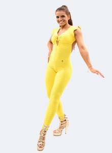 Zero Flaws: Valentina Yellow Jumpsuit