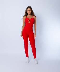 Amelia Red Jumpsuit