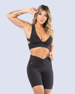 All: Push Up Sports Bra Black