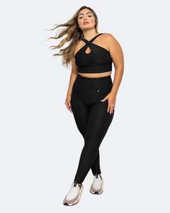 All: Black High-Waisted Scrunch Booty Leggings