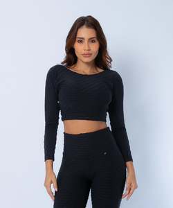 Luna Long Sleeve Crop Top