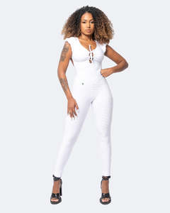 Valentina White Jumpsuit